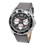 Coach Kent Grey Dial Grey Leather Strap Watch for Men - 14602561 Authentic Buy Shop Now