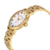 Marc Jacobs Baker White Dial Gold Steel Strap Watch for Women - MBM3440 Authentic Buy Shop Now
