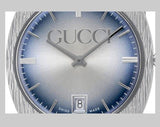 Gucci Grip Vintage Blue Dial Snakeskin Brown Leather Strap Watch for Women - YA152401 Authentic Buy Shop Now