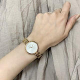 Emporio Armani Arianna Mother of Pearl Dial Gold Steel Strap Watch For Women - AR11198 Authentic Buy Shop Now