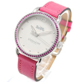 Coach Delancey White Dial Red Leather Strap Watch for Women - 14502879 Authentic Buy Shop Now
