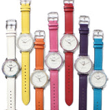 Coach Delancey White Dial Purple Leather Strap Watch for Women - 14502886 Authentic Buy Shop Now