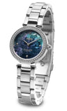 Coach Park Mother of Pearl Blue Dial Silver Steel Strap Watch for Women - 14503224 Authentic Buy Shop Now
