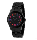 Marc Jacobs Pelly Black Dial Black Silicone Strap Watch for Women - MBM2543 Authentic Buy Shop Now