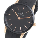 Daniel Wellington Iconic Motion Black Dial Black Rubber Strap Watch For Men - DW00100425 Authentic Buy Shop Now