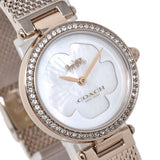 Coach Park Mother of Pearl Dial Rose Gold Mesh Bracelet Watch for Women - 14503511 Authentic Buy Shop Now