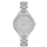 Michael Kors Runway Crystals Silver Dial Silver Steel Strap Watch for Women - MK3822 Authentic Buy Shop Now