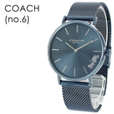 Coach Perry Blue Dial Blue Mesh Bracelet Watch for Women - 14503485 Authentic Buy Shop Now