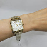 Marc Jacobs Vic Silver Dial Gold Steel Strap Watch for Women - MJ3462 Authentic Buy Shop Now