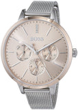 Hugo Boss Symphony Brown Dial Silver Mesh Bracelet Watch for Women - 1502423 Authentic Buy Shop Now