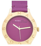 Marc Jacobs Blade Purple Dial Purple Leather Strap Watch for Women - MBM1203 Authentic Buy Shop Now