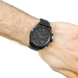 Hugo Boss Grand Prix Black Dial Black Leather Strap Watch for Men - 1513474 Authentic Buy Shop Now