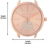 Michael Kors Portia Analog Quartz Rose Gold Dial Rose Gold Steel Strap Watch For Women - MK3839 Authentic Buy Shop Now