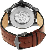 Fossil Townsman Automatic Skeleton Black Dial Brown Leather Strap Watch for Men - ME3181 Authentic Buy Shop Now
