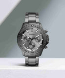 Fossil Bannon Multifunction Chronograph Grey Dial Grey Steel Strap Watch for Men - BQ2491 Authentic Buy Shop Now