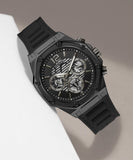 Guess Momentum Black Dial Black Rubber Strap Watch for Men - GW0263G4 Authentic Buy Shop Now