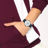 Lacoste Club White Dial Blue Leather Strap Watch for Men - 2011140 Authentic Buy Shop Now