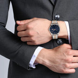 Lacoste Vienna Blue Dial Two Tone Steel Strap Watch for Men - 2011048 Authentic Buy Shop Now