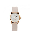 Calvin Klein City Silver Dial White Leather Strap Watch for Women - K2G236X6 Authentic Buy Shop Now