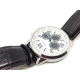 Guess Chronograph Quartz White Dial Brown Leather Strap Watch For Men - W0380G1 Authentic Buy Shop Now