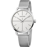 Calvin Klein Even Quartz White Dial Silver Steel Strap Watch for Women - K7B21126 Authentic Buy Shop Now
