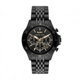 Michael Kors Bayville Chronograph Black Dial Black Steel Strap Watch For Men - MK8750 Authentic Buy Shop Now