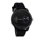 Tommy Hilfiger Denim Black Dial Black Rubber Strap Watch for Men - 1791555 Authentic Buy Shop Now