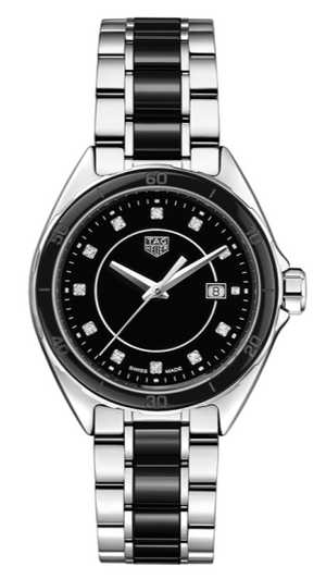 Tag Heuer Formula 1 Diamonds Black Dial Two Tone Steel Strap Watch for Women - WBJ141AB.BA0973 Authentic Buy Shop Now