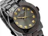 Marc Jacobs Amy Black Dial Black Steel Strap Watch for Women - MBM8595 Authentic Buy Shop Now