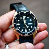 Seiko 5 Sport SKX Automatic Black Dial Black Silicone Strap Watch For Men - SRPD76K1 Authentic Buy Shop Now