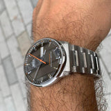 Mido Commander II Automatic Chronometer Grey Dial Silver Steel Strap Watch For Men - M021.431.11.061.01 Authentic Buy Shop Now