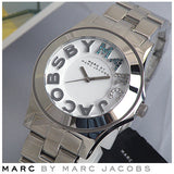 Marc Jacobs Rivera White Dial Silver Steel Strap Watch for Women - MBM3136 Authentic Buy Shop Now