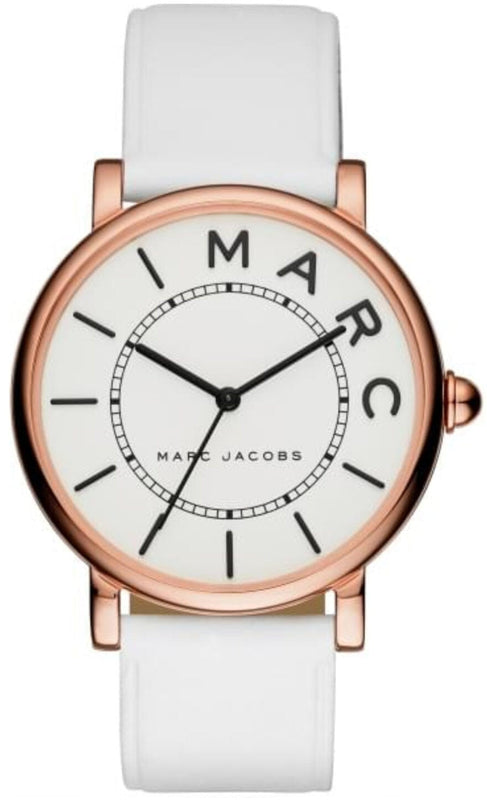 Marc Jacobs Roxy White Dial White Leather Strap Watch for Women - MJ1561 Authentic Buy Shop Now
