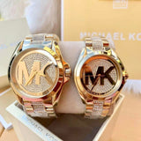 Michael Kors Bradshaw Gold Dial Gold Steel Strap Watch for Women - MK6487 Authentic Buy Shop Now
