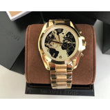 Michael Kors Bradshaw Stop Hunger Black Gold Dial Gold Steel Strap Watch for Women - MK6272 Authentic Buy Shop Now