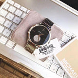 Michael Kors Portia Black Dial Silver Steel Strap Watch for Women - MK3638 Authentic Buy Shop Now