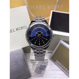 Michael Kors Lauryn Blue Dial Silver Steel Strap Watch for Women - MK3720 Authentic Buy Shop Now