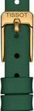 Tissot Lovely Round Green Mother of Pearl Dial Green Leather Strap Watch for Women - T140.009.36.091.00 Authentic Buy Shop Now