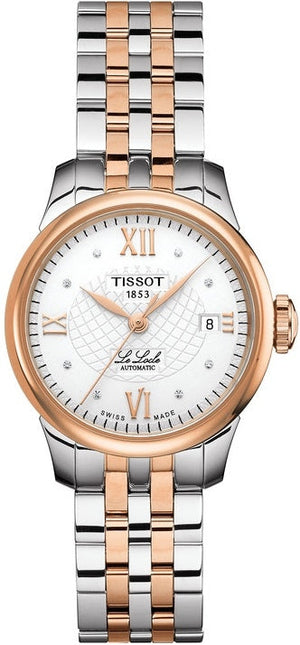 Tissot Le Locle Automatic Small Lady Silver Dial Two Tone Steel Strap Watch For Women - T41.2.183.33 Authentic Buy Shop Now