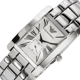 Emporio Armani Classic White Dial Silver Steel Strap Watch For Men - AR0145 Authentic Buy Shop Now
