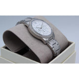Michael Kors Tibby Chronograph Silver Dial Silver Steel Strap Watch For Women - MK7294 Authentic Buy Shop Now