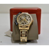 Fossil Rye Automatic Skeleton Gold Dial Gold Steel Strap Watch for Women - BQ3755 Authentic Buy Shop Now