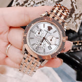 Versace Sport Tech Chronograph While Dial Two Tone Steel Strap Watch for Men - VELT00319 Authentic Buy Shop Now