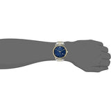 Emporio Armani Classic Quartz Blue Dial Two Tone Steel Strap Watch For Men - AR1868 Authentic Buy Shop Now