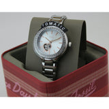 Fossil Architect Automatic Silver Dial Silver Steel Strap Watch for Women - ME3057 Authentic Buy Shop Now