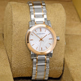 Burberry The City Silver Dial Two Tone Steel Strap Watch for Women - BU9205 Authentic Buy Shop Now