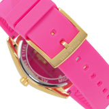 Michael Kors Janelle Quartz Pink Dial Pink Rubber Strap Watch For Women - MK7349 Authentic Buy Shop Now