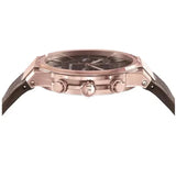 Salvatore Ferragamo Sapphire Chrono Brown Dial Brown Rubber Strap Watch for Men - SFME01023 Authentic Buy Shop Now
