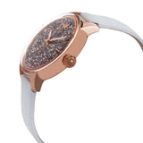 Swarovski Crystalline Hours Quartz Grey Dial Black Leather Strap Watch for Women - 5344635 Authentic Buy Shop Now