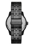 Michael Kors Cunningham Chronograph Black Dial Black Steel Strap Watch For Men - MK7157 Authentic Buy Shop Now